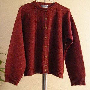 Pendleton Knockabouts 100% virgin wool button up sweater